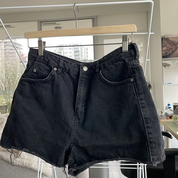 Topshop Denim MOM cutoff shorts - Picture 2 of 4